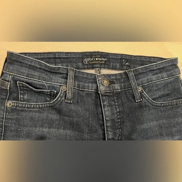 Lucky Women Jeans Skinny Size 4/27 Medium Vintage Wash Preowned - Picture 3 of 9